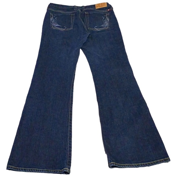 Lucky Brand Jeans Womens Sz 4 Bootcut Vineland Sweet N Low Blue Denim Embroidery - Picture 8 of 14
